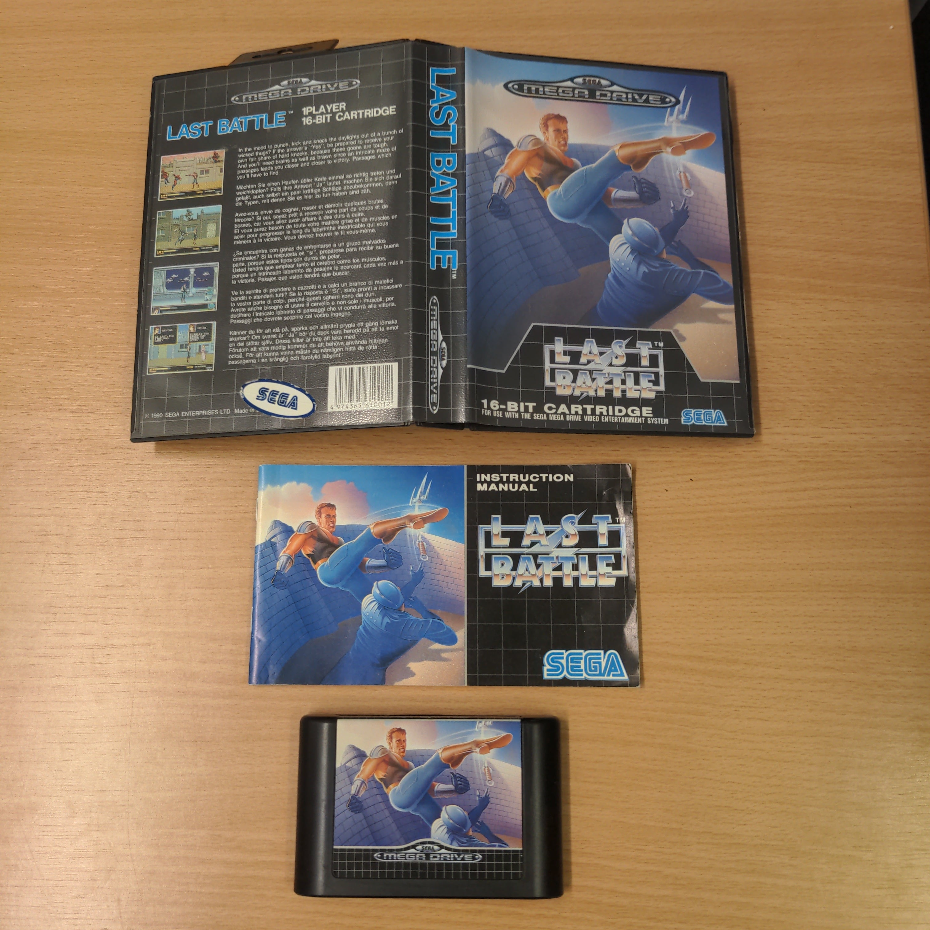 Last Battle Sega Mega Drive game Last Battle Sega Mega Drive game